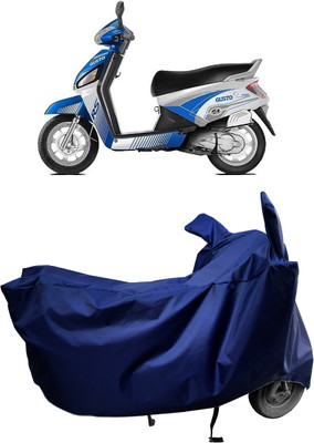Amexride Two Wheeler Cover for Mahindra(Gusto Electric BS6, Blue)