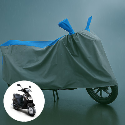 CODOKI Waterproof Two Wheeler Cover for Mahindra(Duro DZ, Grey, Blue)