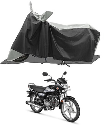 GROFATIK Two Wheeler Cover for Hero(HF Deluxe BS6, Grey)