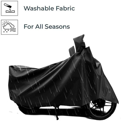 AUTOCAD Waterproof Two Wheeler Cover for Yamaha(FZ, Black)