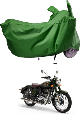 Amexride Two Wheeler Cover for Royal Enfield(Classic 350, Maroon)