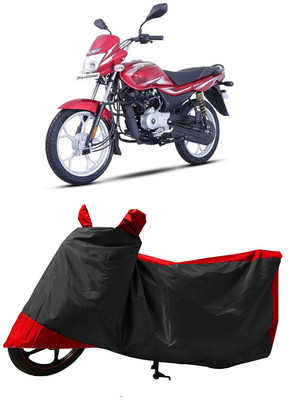 GROFATIK Two Wheeler Cover for Bajaj(Platina 100 BS6, Red)
