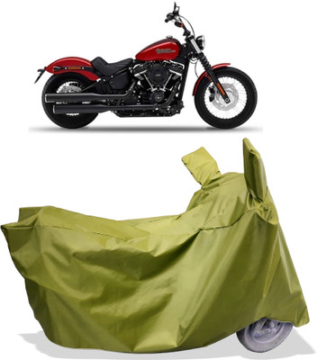 Amexride Two Wheeler Cover for Harley Davidson(Street Bob, Maroon)