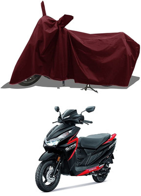 KEDIT Two Wheeler Cover for Honda(Splendor, Maroon)