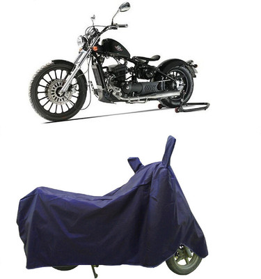 Coxtor Waterproof Two Wheeler Cover for Royal Enfield(Bobber 350, Blue)