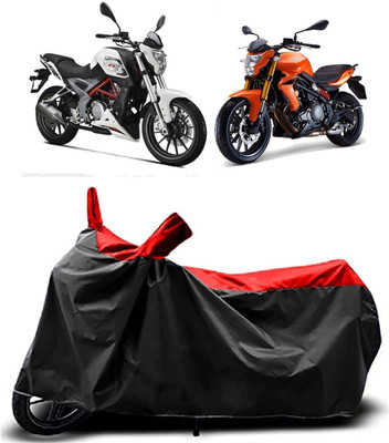 Fastak Two Wheeler Cover for Benelli(TNT 300, Red)