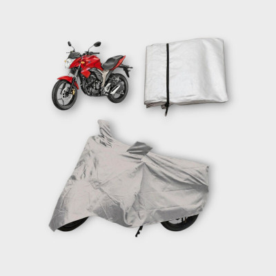 NIA DK STORE Two Wheeler Cover for Yamaha(Grey)