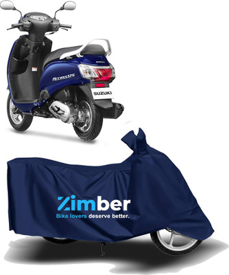 THE REAL ARV Two Wheeler Cover for Suzuki(Access 125, Blue)
