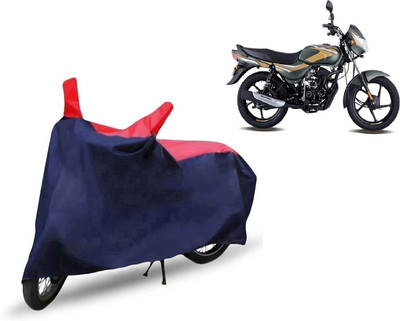 Mdstar Waterproof Two Wheeler Cover for Bajaj(CT100, Red, Blue)