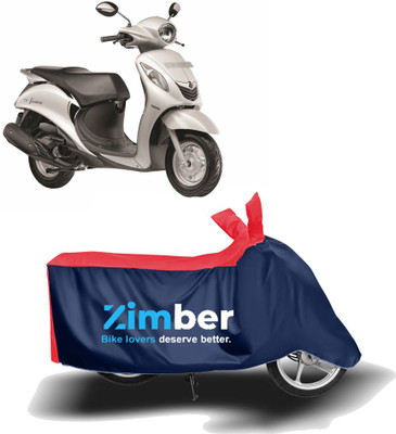 AutoRash Two Wheeler Cover for Yamaha(Fascino, Red, Blue)