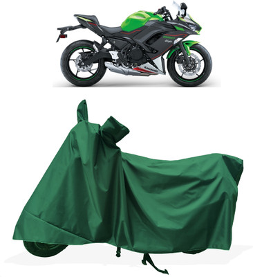 Tricway Two Wheeler Cover for Kawasaki(Ninja 650 bs6, Green)