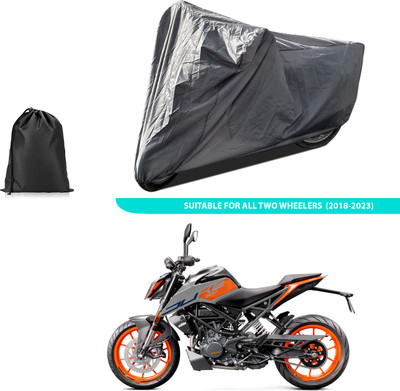 GOSHIV-car and bike accessories Two Wheeler Cover for KTM(200 Duke BS6, Grey)