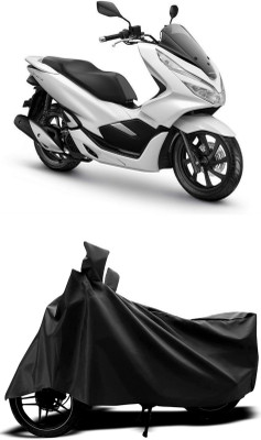 Mdstar Waterproof Two Wheeler Cover for Honda(PCX 125 BS6, Black)