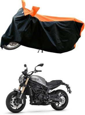 DeepShakshi AUTOMOTIVE Waterproof Two Wheeler Cover for Benelli(Leoncino 800, Orange)