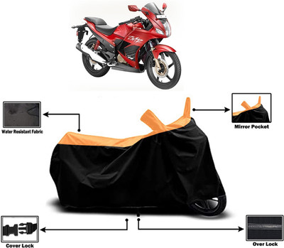 Amexride Two Wheeler Cover for Hero(Karizma ZMR, Orange)