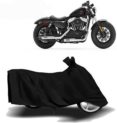 MMSSTAR Waterproof Two Wheeler Cover for Harley Davidson(Forty Eight, Black)