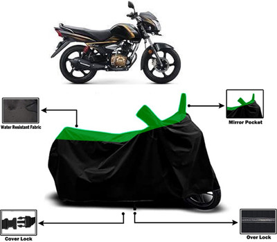 Amexride Two Wheeler Cover for TVS(Victor Premium, Green)