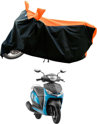 AESTRYD Two Wheeler Cover for Yamaha(Alpha BS6, Orange)