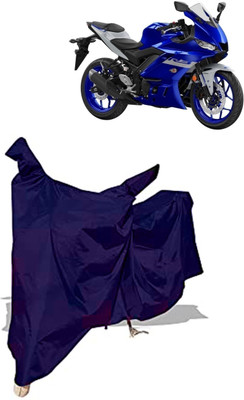 Amexride Two Wheeler Cover for Yamaha(YZF R3 BS6, Blue)