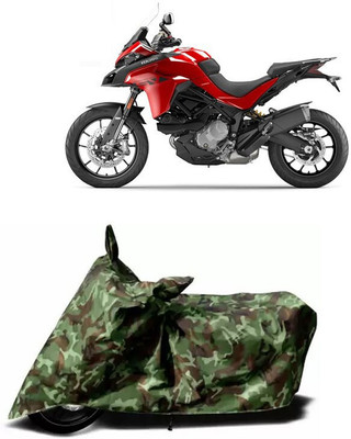 DeepShakshi AUTOMOTIVE Waterproof Two Wheeler Cover for Ducati(Multistrada, Multicolor)