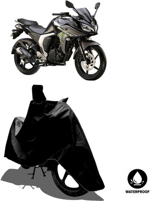 Amexride Waterproof Two Wheeler Cover for Yamaha(Fazer-FI BS6, Black)
