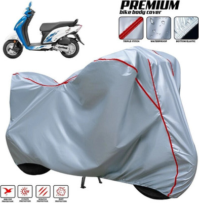 xodi Waterproof Two Wheeler Cover for Honda(Activa i, Silver, Red, Multicolor)