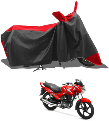 KEDIT Two Wheeler Cover for TVS(Star City, Red)