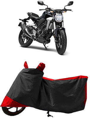 GROFATIK Two Wheeler Cover for Honda(CB300R, Red)