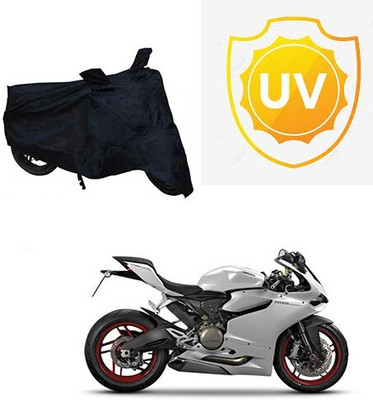 MMSSTAR Waterproof Two Wheeler Cover for Ducati(899 Panigale, Black)