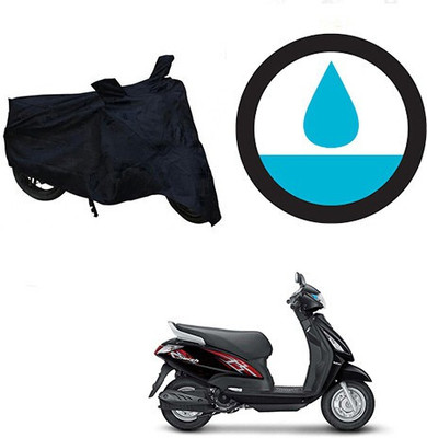 DeepShakshi AUTOMOTIVE Waterproof Two Wheeler Cover for Suzuki(Swish, Black)