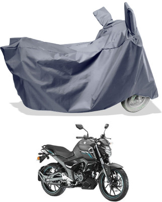 Amexride Two Wheeler Cover for Yamaha(FZ-S Fi Version 3.0, Grey)