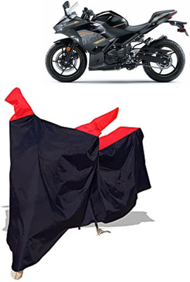 Amexride Two Wheeler Cover for Kawasaki(Ninja 650 BS6, Black)
