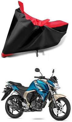 DeepShakshi AUTOMOTIVE Waterproof Two Wheeler Cover for Yamaha(FZ S FI (V 2.0), Red, Black)
