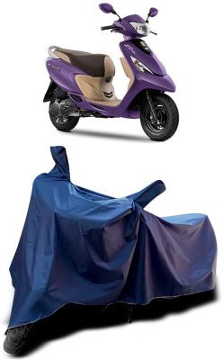 KEDIT Two Wheeler Cover for TVS(Zest, Blue)