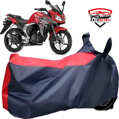 AutoRetail Waterproof Two Wheeler Cover for Yamaha(Fazer, Red, Blue)