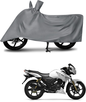 MMSSTAR Waterproof Two Wheeler Cover for TVS(Apache RTR 180, Grey)