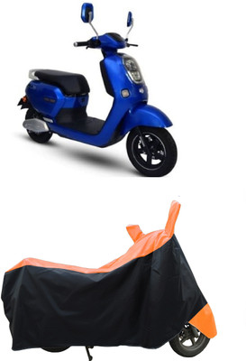 Coxtor Waterproof Two Wheeler Cover for Okinawa(Lite, Orange)