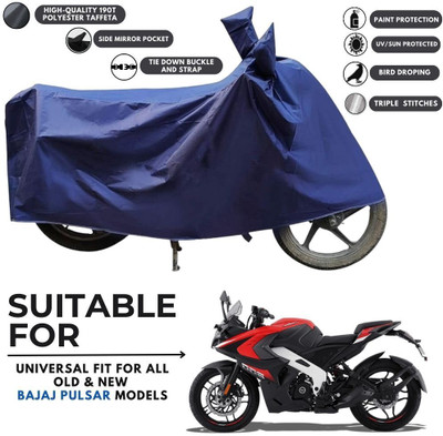 ZAQE Two Wheeler Cover for Bajaj(Pulsar 200 BS6, Blue)