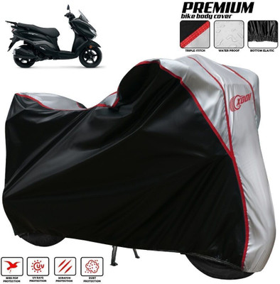 xodi Waterproof Two Wheeler Cover for Suzuki(Burgman Street, Silver, Black)