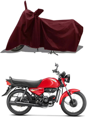 RAQTRO Two Wheeler Cover for Hero(HF Dawn BS6, Maroon)