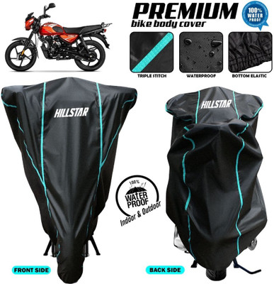 AutoGalaxy Waterproof Two Wheeler Cover for Bajaj(CT110, Black)