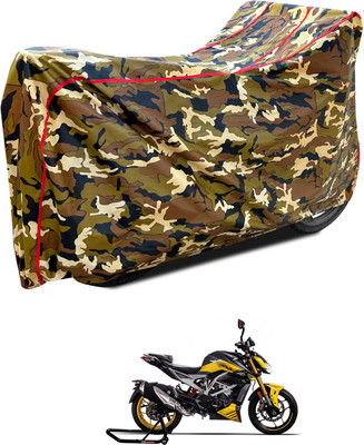 PAGORA Waterproof Two Wheeler Cover for TVS(Apache RTR 310, Multicolor)