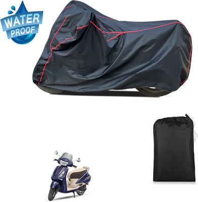 PAGORA Waterproof Two Wheeler Cover for TVS(Jupiter, Black)