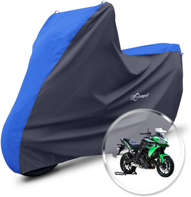 Neodrift Two Wheeler Cover for Kawasaki(Ninja ZX-6R, Blue)