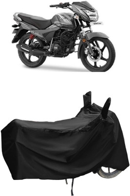 Autoprime Two Wheeler Cover for TVS(Victor GLX, Black)