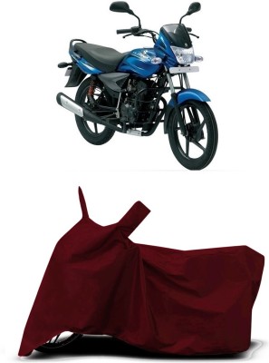 VESMEI Two Wheeler Cover for Bajaj(Platina 110, Red)