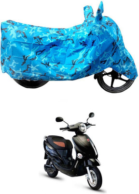 HYBRIDS COLLECTION Two Wheeler Cover for Hero Electric(Electric Photon, Blue)