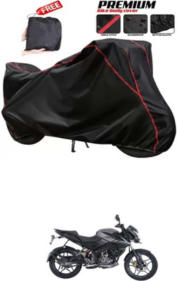 DeepShakshi AUTOMOTIVE Two Wheeler Cover for Bajaj(Pulsar 160 NS DTS-i, Black)