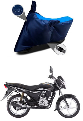 RRZ Two Wheeler Cover for Bajaj(Platina 110, Blue, Blue)