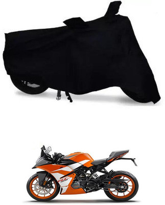 THE REAL ARV Waterproof Two Wheeler Cover for KTM(RC125, Black)